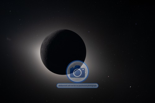 Moon blocking sun during - blocking,